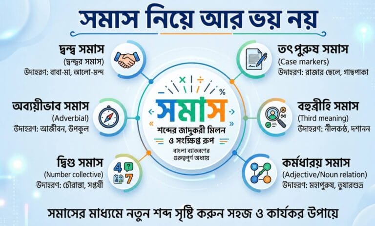 সমাস কাকে বলে কত প্রকার