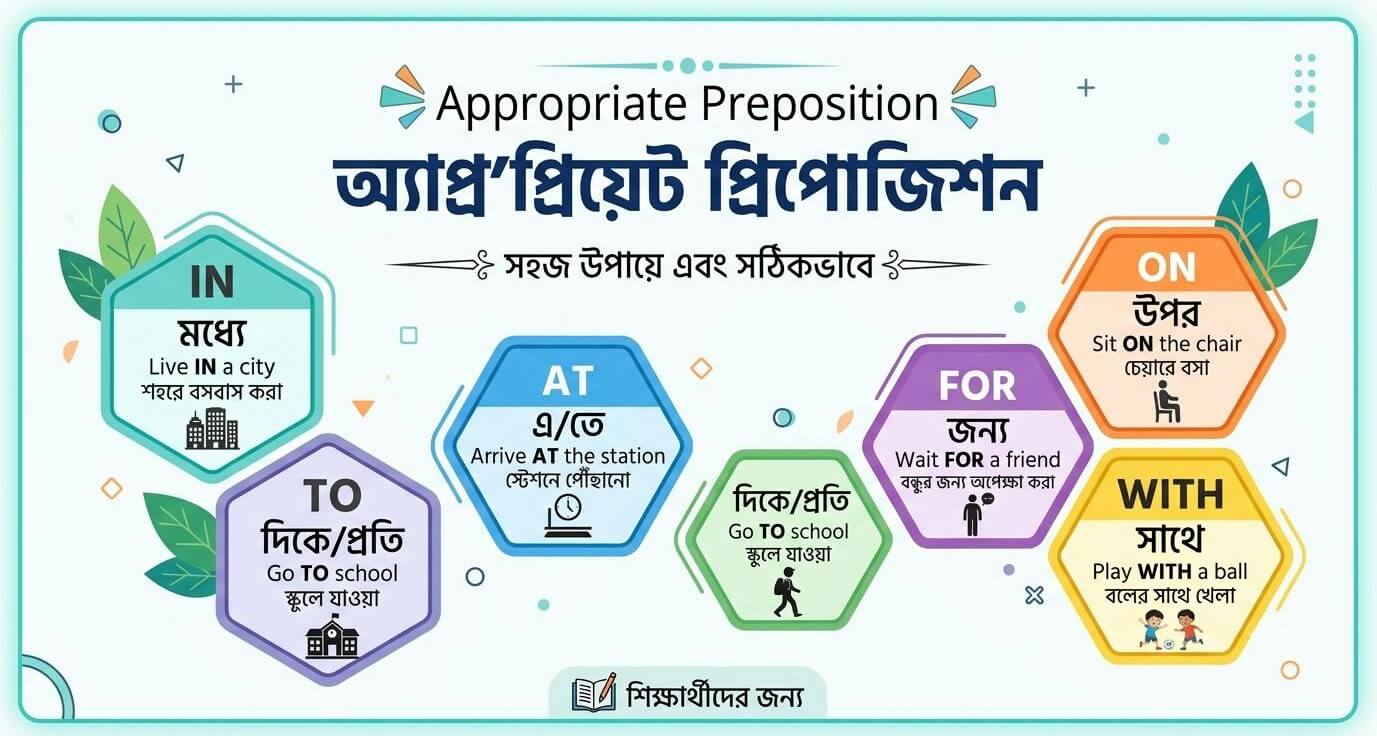Appropriate Preposition