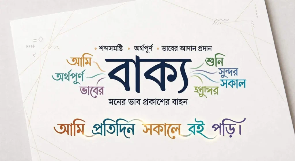 বাক্য কাকে বলে